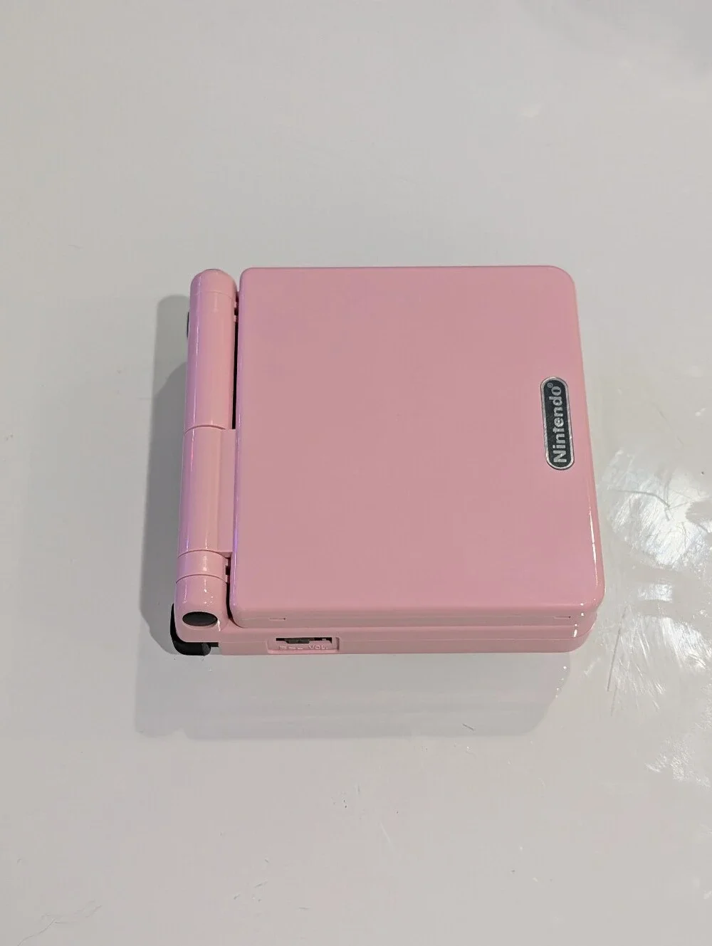 Glossy Pastel Pink Nintendo Game Boy Advance SP GBA SP System with v5 IPS Screen
